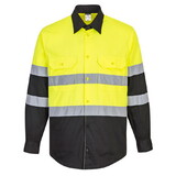 Portwest E066 Hi-Vis Contrast Shirt L/S