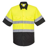 Custom Portwest E067 Hi-Vis Work Shirt S/S