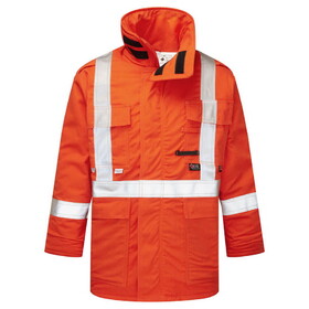 Portwest IUS515 Ultrasoft 9oz Hi-Vis Insulated Parka
