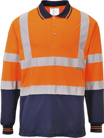 Portwest S279 Two-Tone Long Sleeved Polo