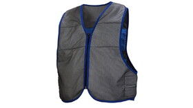 Pyramex CV100M Gray Cooling Vest Size Medium Adjusts To Xl