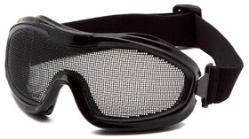 Pyramex G9WMG Wire Mesh Goggle Black Goggle With Single Wire Mesh Lens