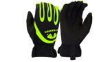 Pyramex GL103HTS Gloves Synthetic Leather Palm Slipon Elastic Cuff Touchscreen Capability Small