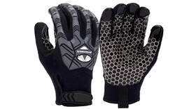 Pyramex GL203HTS Gloves Tpr Silicone Palm Hook&Loop S