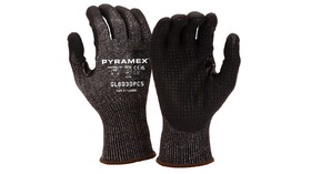 Pyramex GL603DPC5S Glove Nitrile A4 Dots Thumb Crotch Small