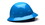 Pyramex HP24162 Sl Series Full Brim Hard Hat Light Blue Standard Shell 4 Pt Ratchet Suspension