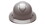 Pyramex HP54112 Ridgeline Hard Hat Gray Ridgeline Full Brim 4 Pt Ratchet Suspension