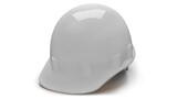 Pyramex HPS14110 Sl Series Sleek Shell Hard Hat White Sleek Shell Cap Style 4 Pt Ratchet Suspension