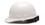 Pyramex HPS14110 Sl Series Sleek Shell Hard Hat White Sleek Shell Cap Style 4 Pt Ratchet Suspension