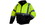 Pyramex RJ3210M Winter Wear Hi Vis Lime Bomber Jacket With Quilted Lining Size Medium