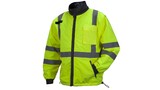 Pyramex RJR3410M Winter Wear Hi Vis Lime Jacket Size Medium