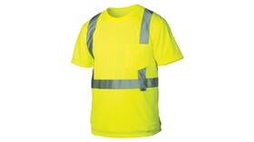 Pyramex RTS2110M T Shirt Hi Vis Lime T Shirt Size Medium