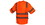 Pyramex RTS3420L Class 3 Heat Sealed Short Sleeve T Shirt In Hi Vis Orange Size Large