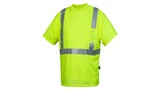 Pyramex RTSHS2110S Short Sleeve Lime Heat Sealed T Shirt Size Medium