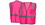 Pyramex RV1270L-XL Pink Vest W/Reflect Lg/Xl