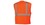 Pyramex RVHL2520BRDL Safety Vest Hi Vis Orange With 5 Point Dring Size Large