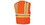 Pyramex RVHL2720BRM Safety Vest Hi Vis Orange With 5 Point Break Size Medium