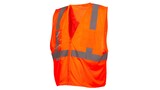 Pyramex RVZ2120CPS Class 2 Economy Vest With Clear Pocket Orange Small