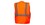 Pyramex RVZ2120CPS Class 2 Economy Vest With Clear Pocket Orange Small