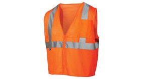 Pyramex RVZ2120S Safety Vest Hi Vis Orange Size Small