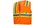 Pyramex RVZ2220SEL Safety Vest Hi Vis Orange Self Extinguishing Size Large