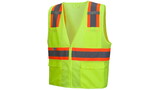 Pyramex RVZ2310S Safety Vest Hi Viz Lime All Mesh Size Small