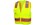 Pyramex RVZ2410SEM Safety Vest Hi Vis Lime Self Extinguishing Size Medium