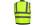 Pyramex RVZ2810M Safety Vest Hi Vis Lime With Black Trim Size Medium