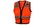 Pyramex RVZ2820M Safety Vest Hi Vis Orange With Black Trim Size Medium