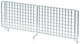 Quantum 4x15HBD Partition Hanging Basket Dividers - Chrome, 15