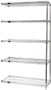 Quantum AD54-1424C-5 Wire Shelving Add-on Kit, 14
