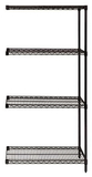 Quantum AD63-1236BK Wire Shelving Add-on Kit, 12