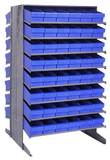 Quantum QPRD-602 Sloped Shelving Systems With Super Tuff Euro Drawers, 36