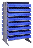 Quantum QPRD-604 Sloped Shelving Systems With Super Tuff Euro Drawers, 36