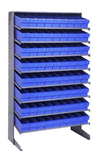 Quantum QPRS-604 Sloped Shelving Systems With Super Tuff Euro Drawers, 18
