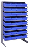 Quantum QPRS-606 Sloped Shelving Systems With Super Tuff Euro Drawers, 18