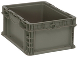 Quantum RSO1215-7 Stackers - Heavy Duty Straight Wall Stacking Containers (Outside Dimensions: 12