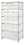 Quantum WR6-954CL Wire Shelving Unit with Clear-View Bins - Complete Package, 10 QUS954CL BINS