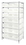 Quantum WR8-952CL Wire Shelving Unit with Clear-View Bins - Complete Package, 21 QUS952CL BINS
