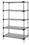Quantum WRS5-54-1448SS Solid 5-Shelf Starter Units - Stainless Steel, 14" x 48" x 54" - Stainless Steel