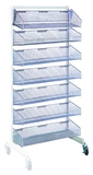 Quantum WS70-SS36AD-7S Partition Wall Systems - Complete Packages With Baskets, Seven 1035HBC Baskets