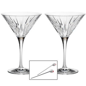 Reed & Barton 2989/3072 Soho Martini Set With Olive Picks