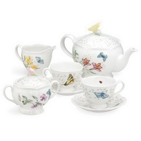 Lenox 6386635 Butterfly Meadow&#174; 7-piece Tea Set