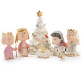 Lenox 6406565 Peanuts 7-piece Christmas Pageant Figurine