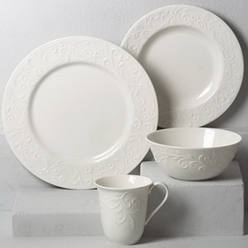 Lenox 806686 Opal Innocence Carved&#8482; 4-piece Place Setting