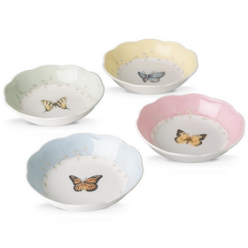 Lenox 806739 Butterfly Meadow &#174; 4-piece Dessert Bowl Set - 5.25" Dessert Bowls