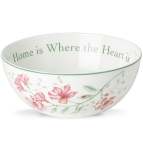 Lenox 806740 Butterfly Meadow&#174; "Home is Where the Heart Is" Bowl