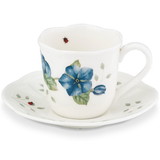 Lenox 808071 Butterfly Meadow Espresso Cup and Saucer