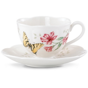 Lenox 812107 Butterfly Meadow&#174; Swallowtail Cup and Saucer