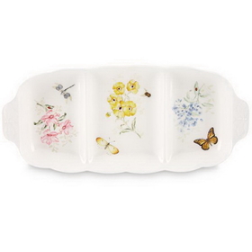 Lenox 820584 Butterfly Meadow&#174; 16" Divided Serving Dish